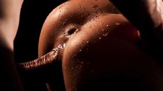 Erotic babe creamed after passionate lovemaking