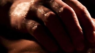 Erotic babe creamed after passionate lovemaking