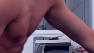 Handsome office stud banging coworker during lunch break