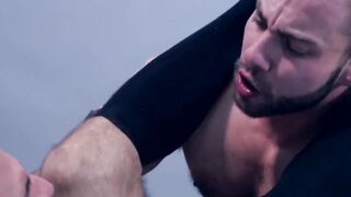 Classy model ass banged by muscled photographer