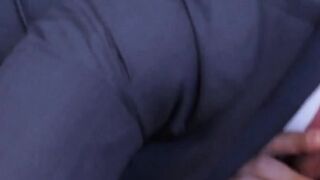 Hunky businessmen fucking after meeting