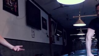 Men in suits hook up in the club for some deep anal sex