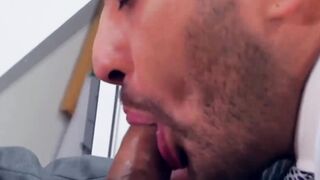 Classy men Salvador Mendoza and Robbie Rojo fuck hard