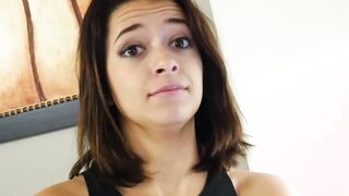 Teenage stepsis gives BJ before getting banged passionately