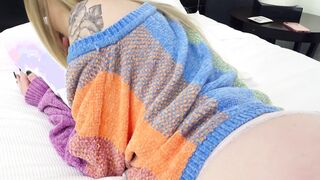Barely legal stepsister POV fucked and fed with cum