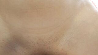 Stunning stepsis eats stepbros cum in POV after doggystyle