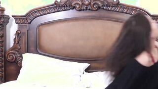 Young beauty facialized after POV pussy stretching