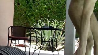 Bobby unleashes his dick and works on it until he unloads