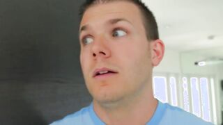 Deep and wet blowjob for my step son and he cums fast