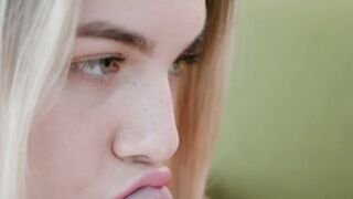 Adorable blonde with tiny tits Alecia Fox sensually fucked