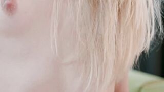 Adorable blonde with tiny tits Alecia Fox sensually fucked
