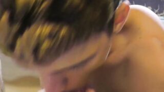 Twink Max Rose pounded doggystyle bareback on pool table Hoe 2