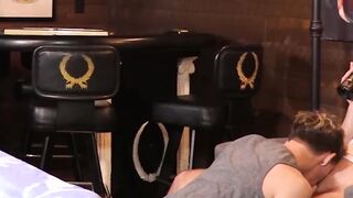 Twink Max Rose pounded doggystyle bareback on pool table Hoe 2