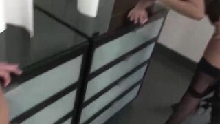 India Summer getting her throat fucked by big hard cock