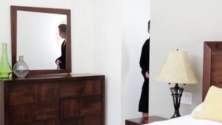 Milf cant resist her bfs sons dick and give it a blowjob