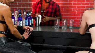 Handsome Jack Hunter double fisted in hardcore three way