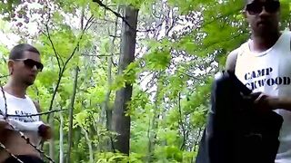 Hot partners love to fuck each other hard while in the woods