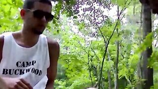 Hot partners love to fuck each other hard while in the woods