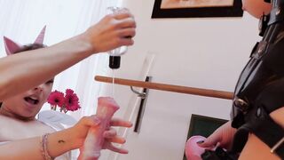 girls petite on holes