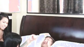 asian mom teachs her stepdaughter and bf