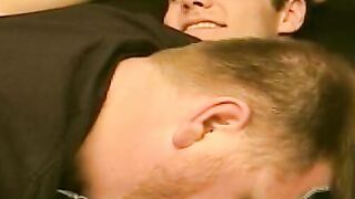 American homo eating ass after blowing dick and toys