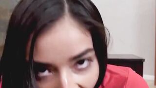 gorgeous stepdaughter emily willis riding big pov dick