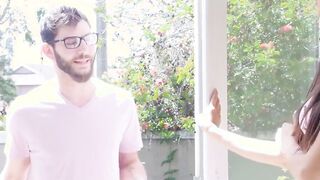 - curious next door chick tries neighbor's dick