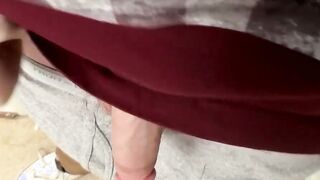 Cock loving gay thug jacks off rock solid cock and cums