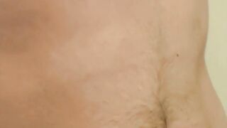 Cock loving gay thug jacks off rock solid cock and cums