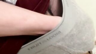 Cock loving gay thug jacks off rock solid cock and cums
