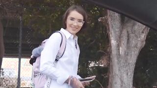 cute teen with nerdy glasses natalie porkman