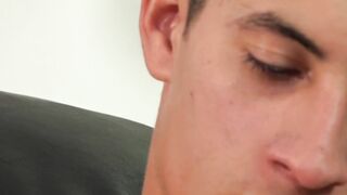 Deepthroating latino barebacked roughly by young jock lover