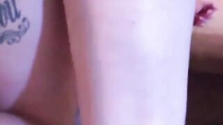 inked teen beauty showing her melons and pussy in 4k
