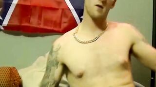Gorgeous Nick pushes his hard cock in tight ass after blowjob