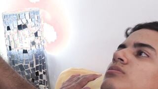 Handsome young man sexually treated by his lusty doctor