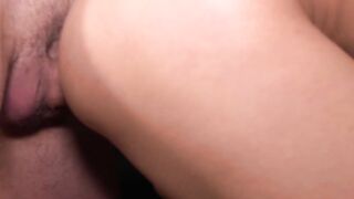 Latino amateur spunks while getting barebacked hard