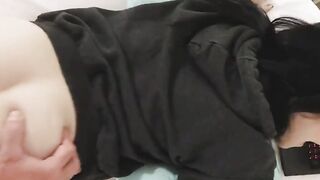 stepsis lets me fuck her hairy pussy
