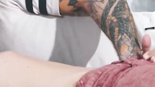 asian milf dana vespoli rides inked stud, small hands