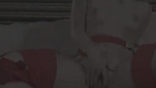 petite cowgirl sucks off a cowboy