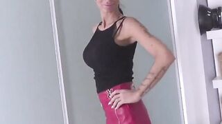 skinny cougar shows she still has it