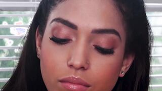 Stunning babe takes off her clothes and toys her pussy 4K