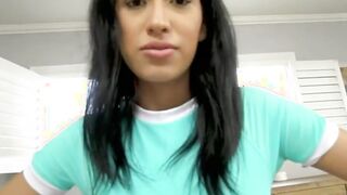 nerdy teen spreads her legs for rough sex