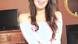 step-dad teaches teen how to touch herself