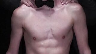 Kinky twink fucked bareback after intense anal play and BJ