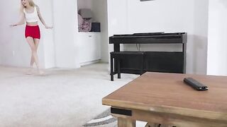 skinny blonde sis gets fucked hardcore by her s