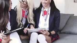 cute schoolgirls get dicked down by bwc stud