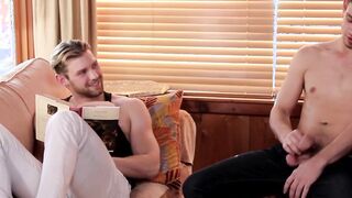 Handsome homo Michael DelRay breeding with studious stud