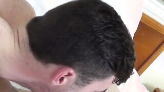 Hot bareback gay sex between two guys who love tattoos