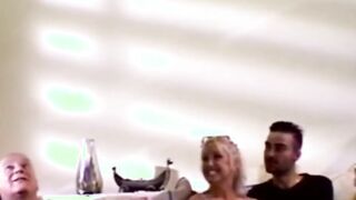 busty blonde wife enjoyed banging another stranger