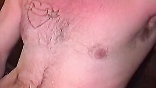 He still has it in him and he shows it by stroking his cock